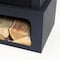 Deko Living 36 Inch Rectangular Outdoor Steel Wood Burning Fireplace with Log Storage COB10511 - alternate 4